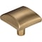 Elements 1-1/8" Overall Length Satin Bronze Square Glendale Cabinet Knob 525SBZ - alternate 1